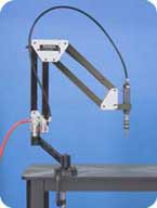 Pneumatic tapping arm